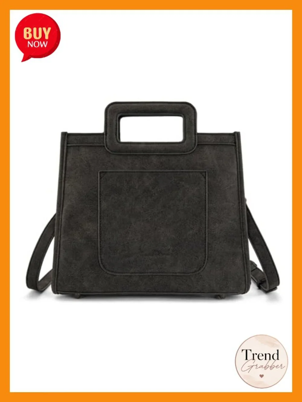 Western Embroidery Crossbody Bag with Top Handle, Faux Leather